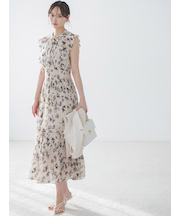 【販路限定サイズあり】Sustainableフリルワンピース