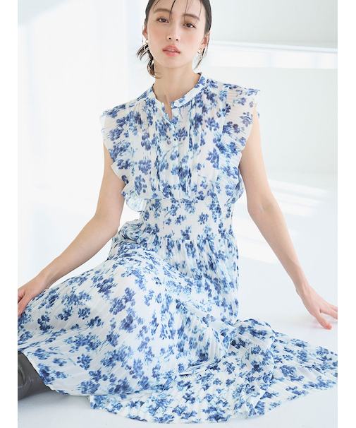 【販路限定サイズあり】Sustainableフリルワンピース