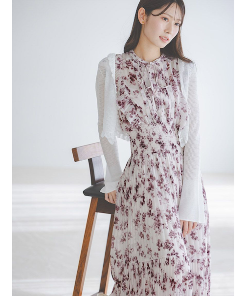 【販路限定サイズあり】Sustainableフリルワンピース