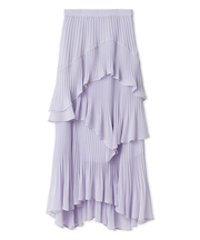 Sustainableプリーツティアードスカート