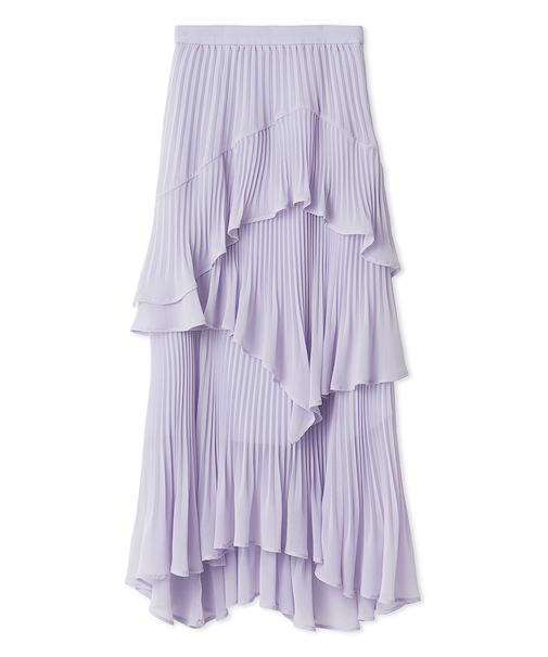 Sustainableプリーツティアードスカート