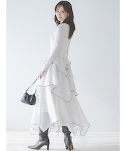 シアーイレヘムニットコンビワンピース