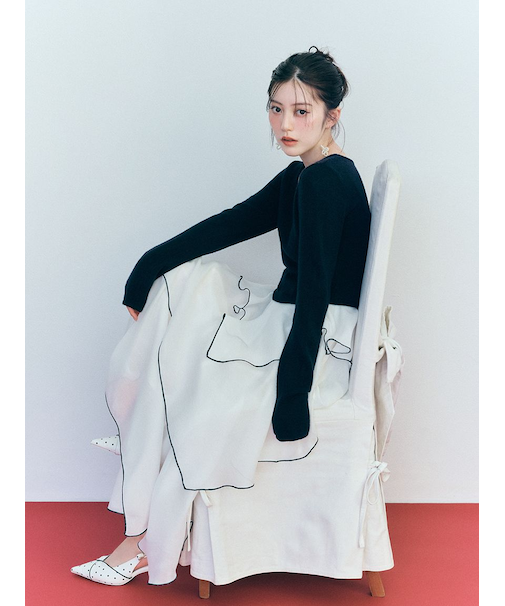 シアーイレヘムニットコンビワンピース