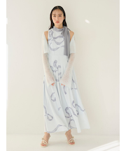 【WEB限定カラーあり】リボンディテールカーデセットワンピース