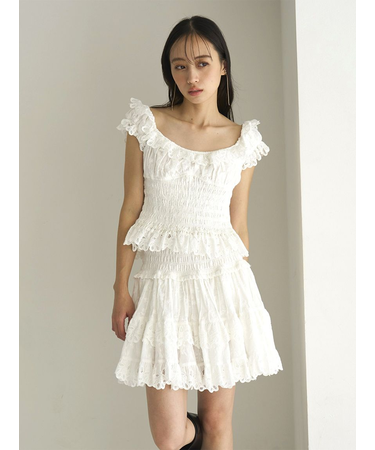 コットンフリルスカショーパン