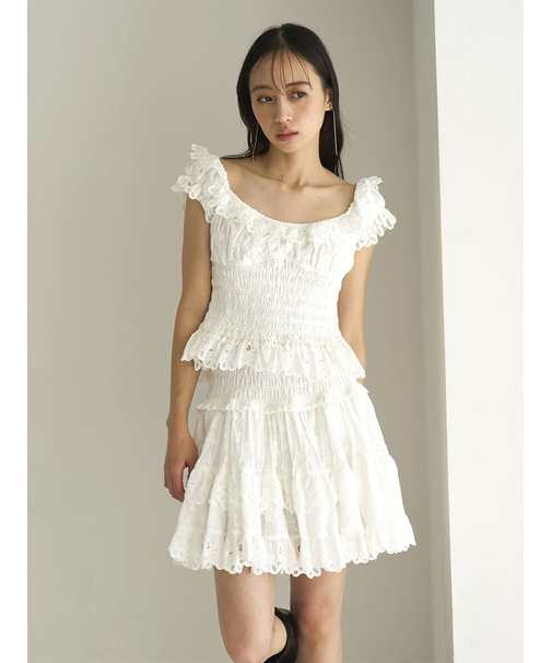 コットンフリルスカショーパン