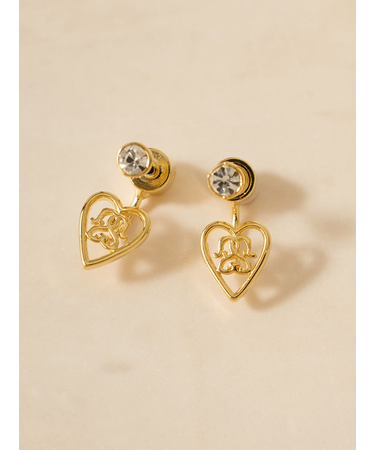 ハートキャッチストーンピアス