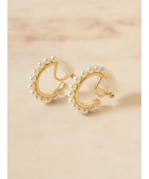 パールビーズバリエイヤリング