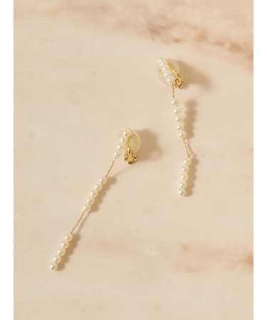 パールビーズバリエイヤリング