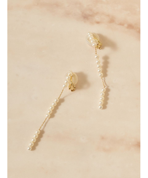 パールビーズバリエイヤリング