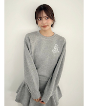 ボンディングロゴスウェットプルオーバー