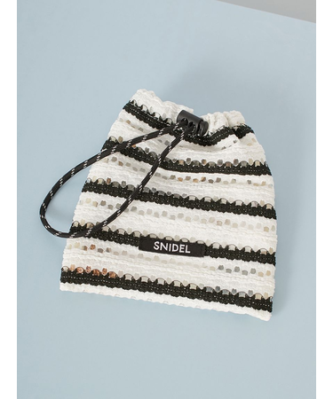 ドロストリングミニバッグチャーム