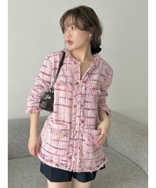 ロングツイードジャケット｜スナイデルの通販｜&mall（アンドモール