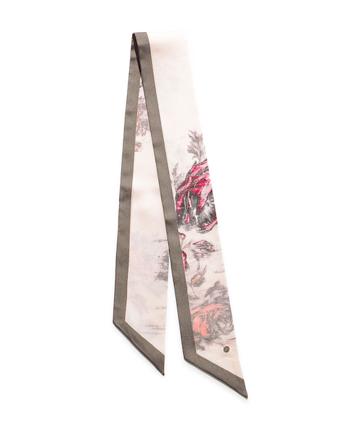 グレージングフラワーボウタイスカーフ