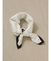 グレージングフラワーボウタイスカーフ