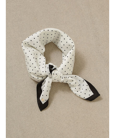 グレージングフラワーボウタイスカーフ