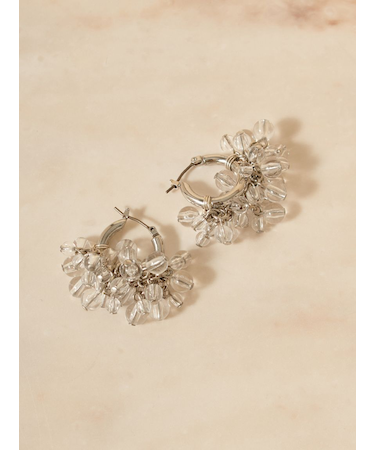 フォームビーズフープピアス