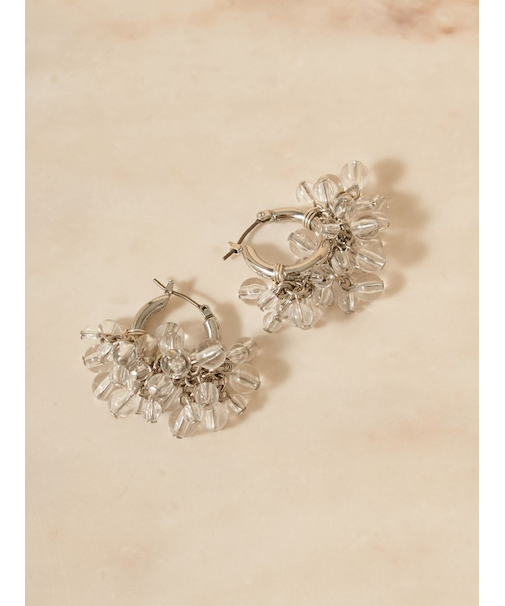 フォームビーズフープピアス