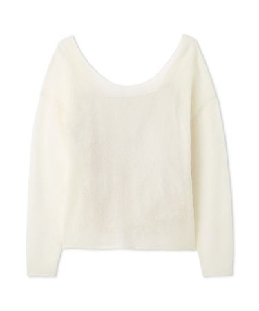 2WAYベビーアルパカニットプルオーバー