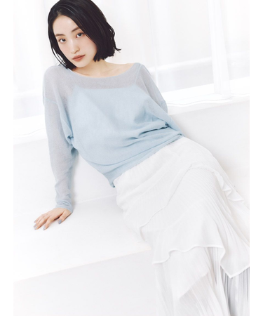 2WAYベビーアルパカニットプルオーバー