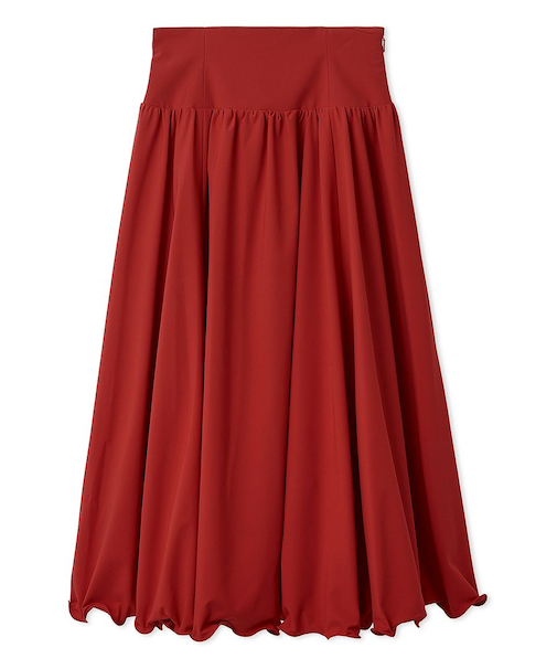 ボリュームタフタスカート