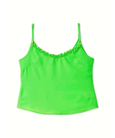 フリルトリムキャミソール