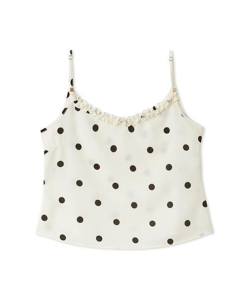 フリルトリムキャミソール