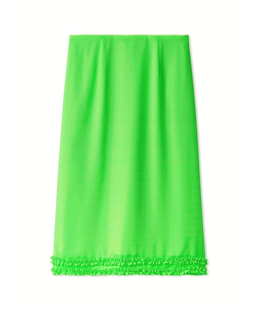 フリルディテールミディスカート