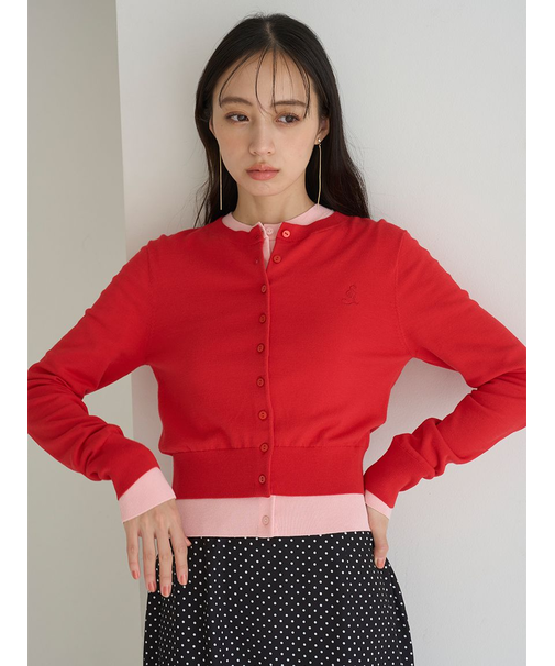 ニットレイヤードプルオーバー