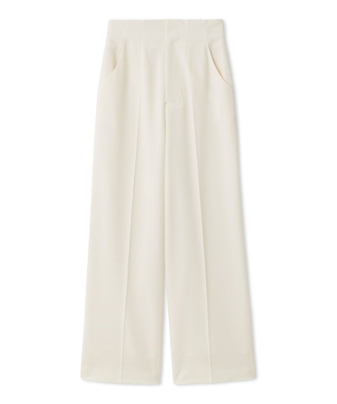 Sustainableハイウエストストレートパンツ