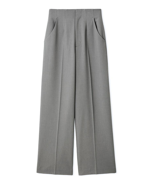 Sustainableハイウエストストレートパンツ