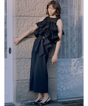 ラップリボンタイトスカート