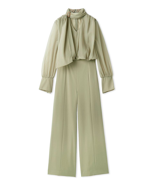 シアーボレロオールインワンドレス