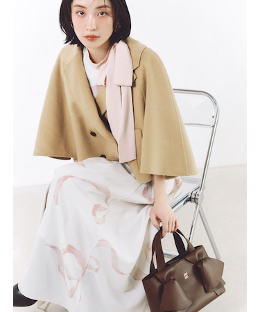 リバーポンチョショートコート