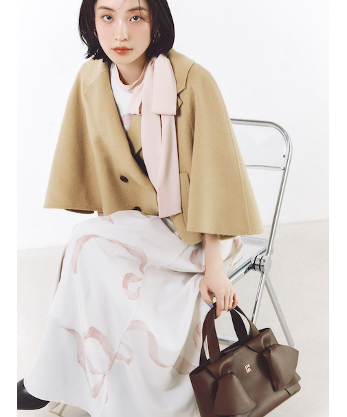 リバーポンチョショートコート