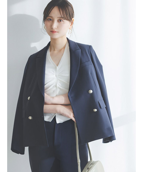 Sustainableダブルブレストジャケット｜スナイデルの通販｜&mall