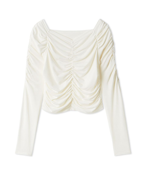 ギャザーカットプルオーバー