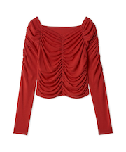 ギャザーカットプルオーバー