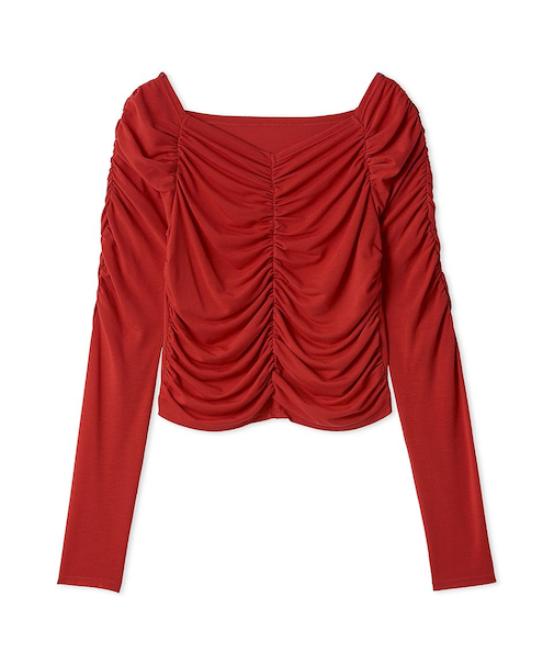 ギャザーカットプルオーバー