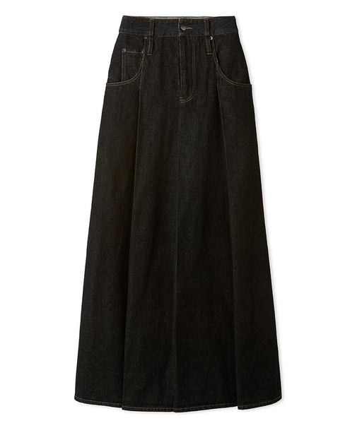 ロングデニムスカート