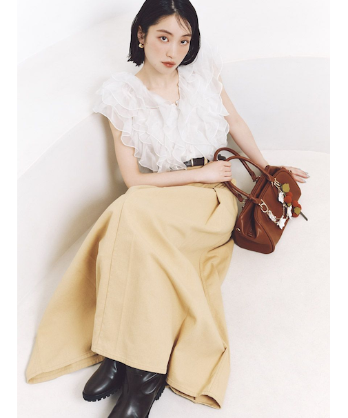 ロングデニムスカート