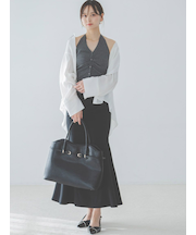 Sustainableドレープマーメイドスカート