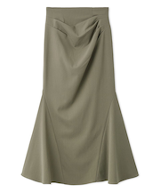 Sustainableドレープマーメイドスカート