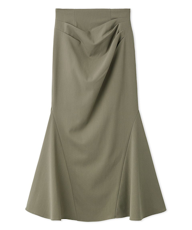 Sustainableドレープマーメイドスカート