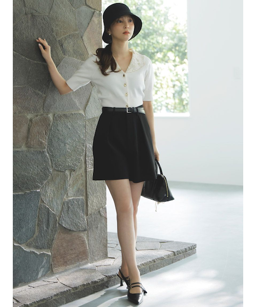 ショートパンツ（ブラック）の通販｜&mall（アンドモール）三井