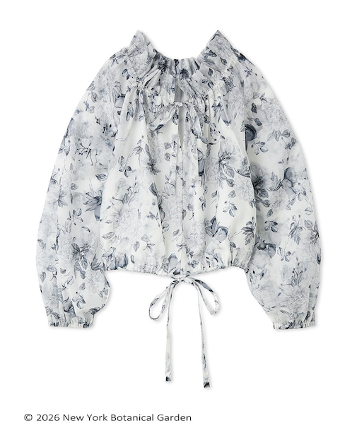 NYBG 2wayギャザーブラウス