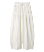 【00サイズあり】カーブデニムワイドパンツ