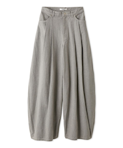 【00サイズあり】カーブデニムワイドパンツ