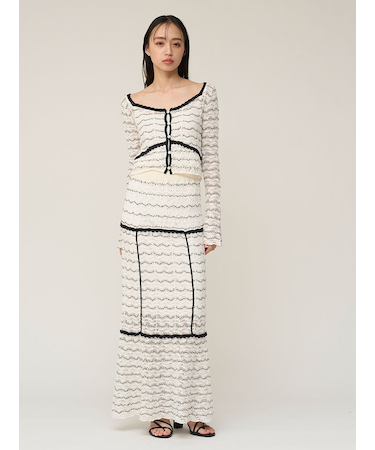 クロシェニットスカート