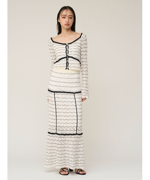 クロシェニットスカート